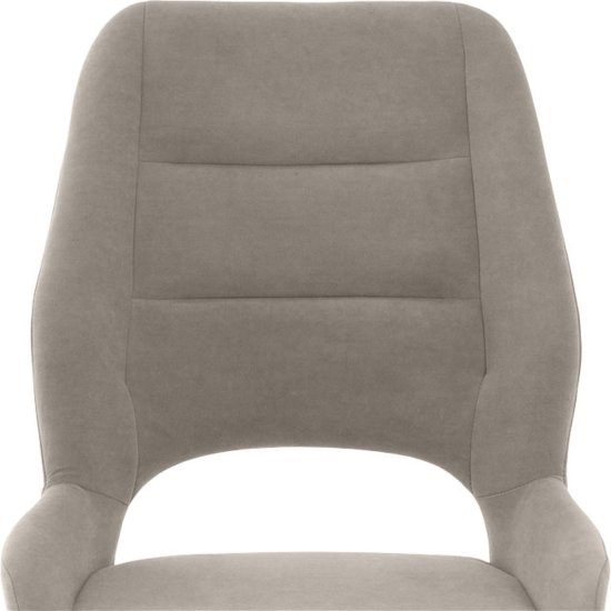 Полубарный стул на металлокаркасе мягкий бежевый (арт 35536) Фото 8