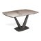 Стол дизайнерский раздвижной с покрытием из керамики 140 см (арт 10922)