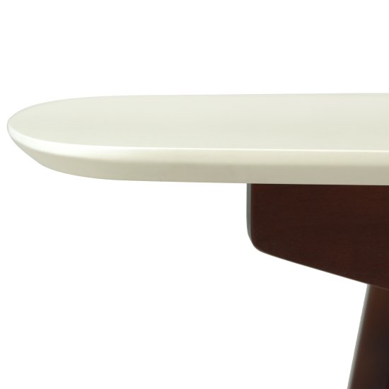 Обеденный стол раскладной полуовальный 180 см современный (арт 16650) Фото 5