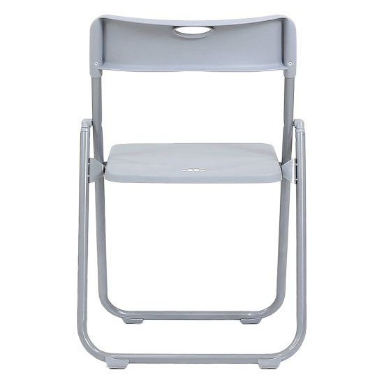 Стул серый пластиковый современный (арт 32159) Фото 2