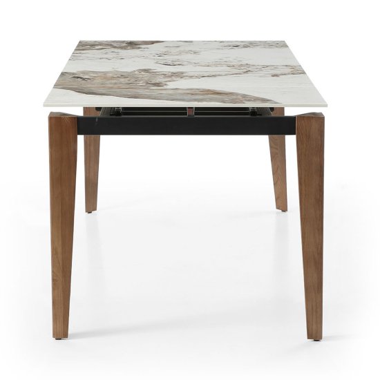 Стол кухонный раздвижной керамический (арт 28925) Фото 2