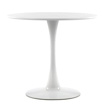 Стол дизайнерский круглый белый на одной ножке tulip (арт 2108) - Фото 2