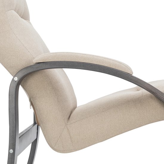 Кресло с мягким сидением с подлокотниками кремовое (арт 9581) Фото 6