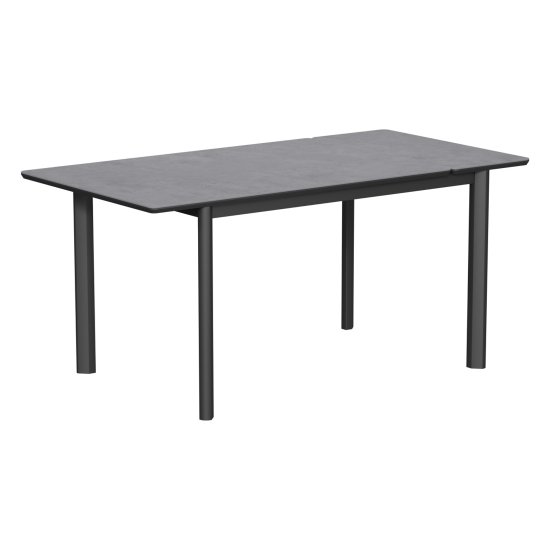 Кухонный стол раскладной из керамогранита серый современный (арт 35031) Фото 2