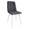 Стул с белыми ножками голубой (арт 25050)