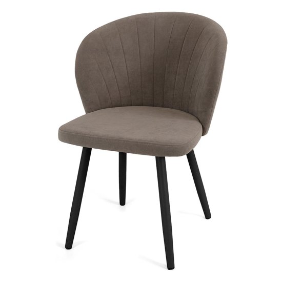 Стул для кухни на металлокаркасе из велюра (арт 22348) Фото 3