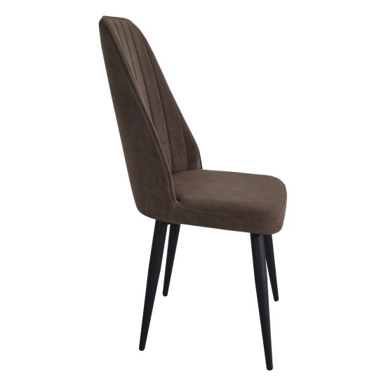 Стул на металлокаркасе бежевый современный (арт 14931) Фото 2