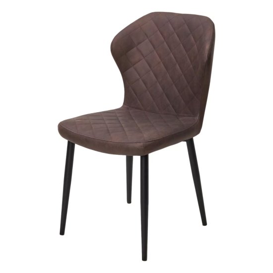 Стул кухонный с мягкой обивкой коричневый (арт 34115) Фото 1