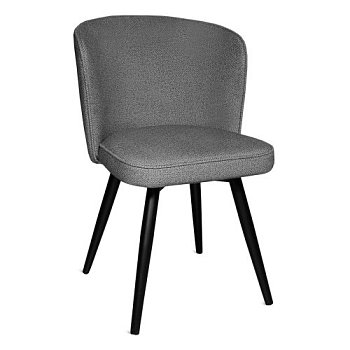 Стул на металлокаркасе с черными ножками мягкий (арт 34146) - Фото 2