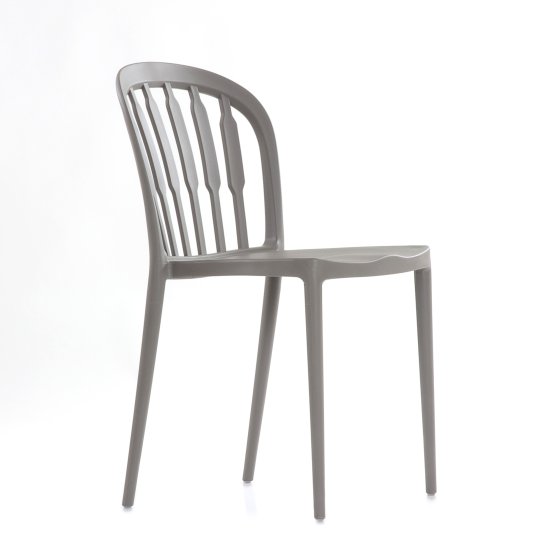 Стул бежевый пластиковый (арт 6596) Фото 3