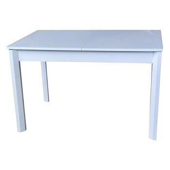 Стол для кухни раздвижной белый 120 см (арт 31684) - Фото 2