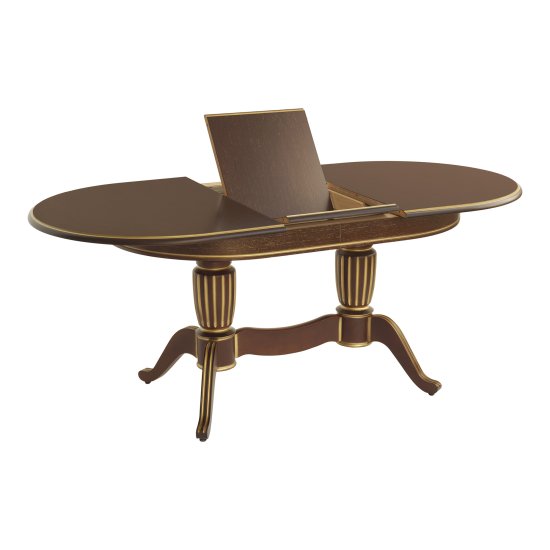 Стол овальный деревянный классический (арт 9504) Фото 2