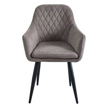 Полукресло с мягким сидением с подлокотниками из велюра (арт 29487) - Фото 2