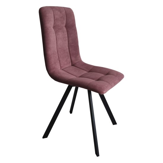 Стул на металлокаркасе пурпурный (арт 16085) Фото 3