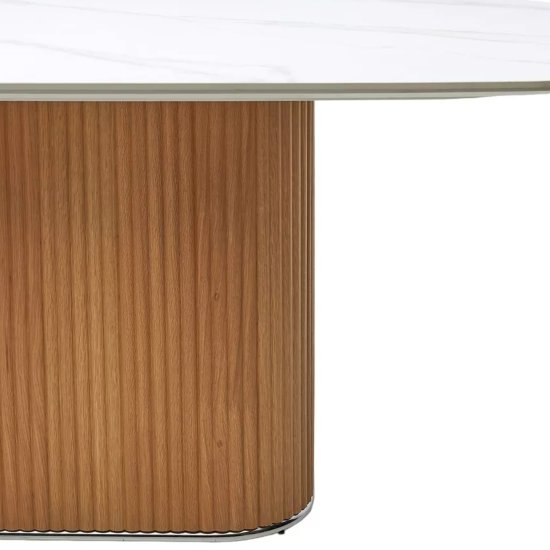 Стол обеденный на одной ножке 180 см (арт 33382) Фото 3