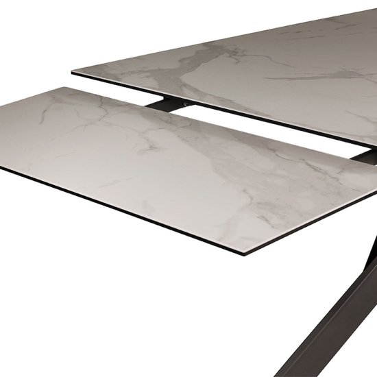 Стол дизайнерский раздвижной с керамическим покрытием лофт (арт 11096) Фото 4