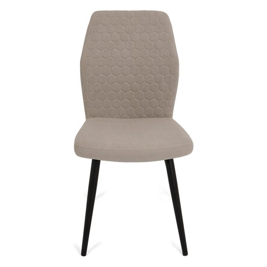 Стул кухонный бежевый из велюра (арт 19948) Фото 2