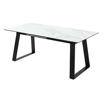 Стол обеденный раскладной под мрамор 160 см (арт 15841) - Фото 2