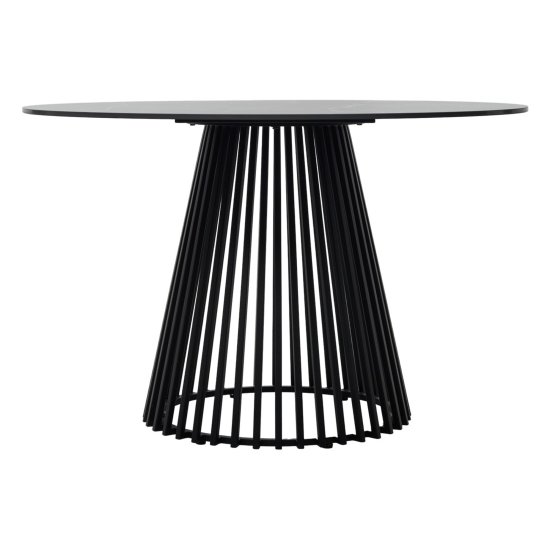 Обеденный стол дизайнерский круглый из керамогранита (арт 28933) Фото 6