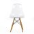 Стул дизайнерский деревянный прозрачный eames (арт 2329)