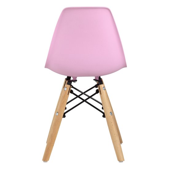 Стул дизайнерский розовый пластиковый eames (арт 29399) Фото 4