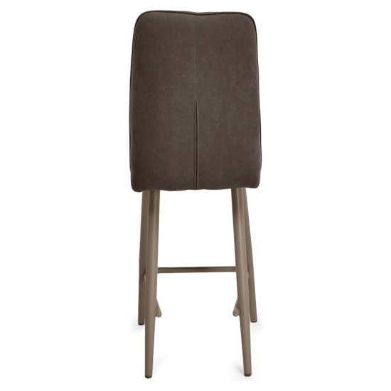 Стул барный металлический мягкий из велюра (арт 20869) Фото 6