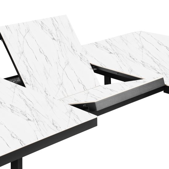 Стол кухонный под мрамор лофт (арт 33698) Фото 4