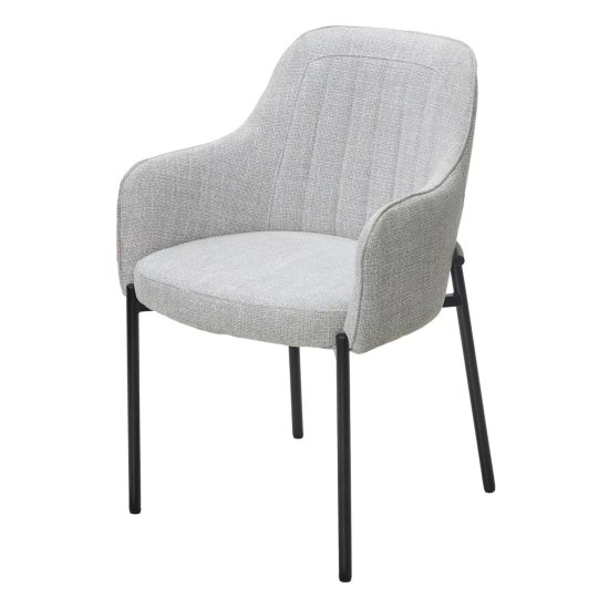 Стул на металлическом каркасе мягкий с подлокотниками (арт 33606) Фото 1