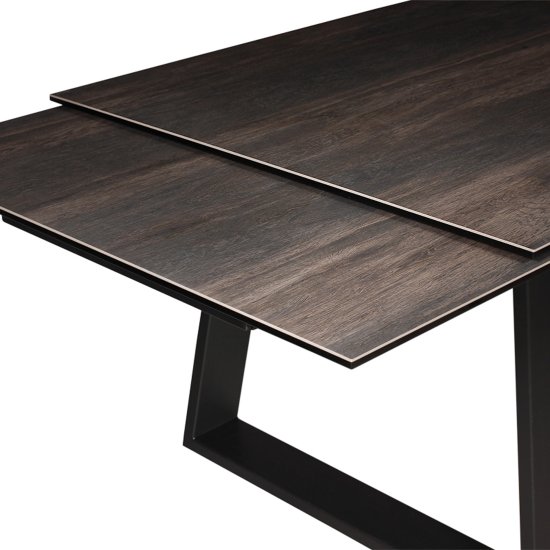 Обеденный стол дизайнерский раздвижной керамический 160 см (арт 28454) Фото 3