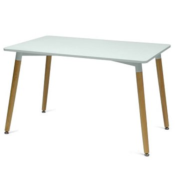 Стол для кухни прямоугольный белый (арт 2062) - Фото 2