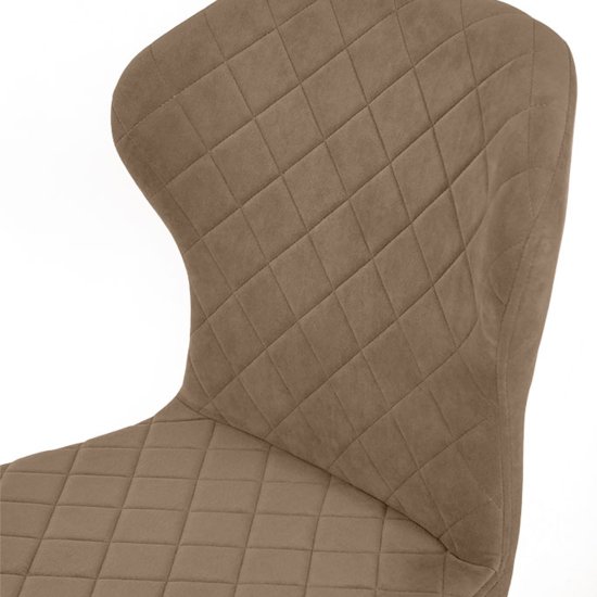 Полубарный стул мягкий из велюра (арт 34151) Фото 7