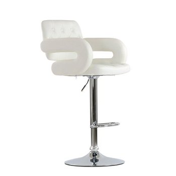 Стул барный высокий мягкий с подлокотниками регулируемый (арт 5532) - Фото 2