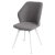 Стул на металлокаркасе серый из велюра (арт 25780)