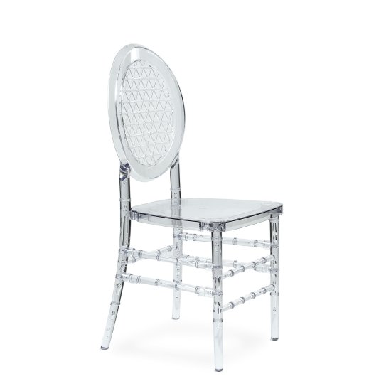 Стул кухонный прозрачный пластиковый (арт 34022) Фото 1
