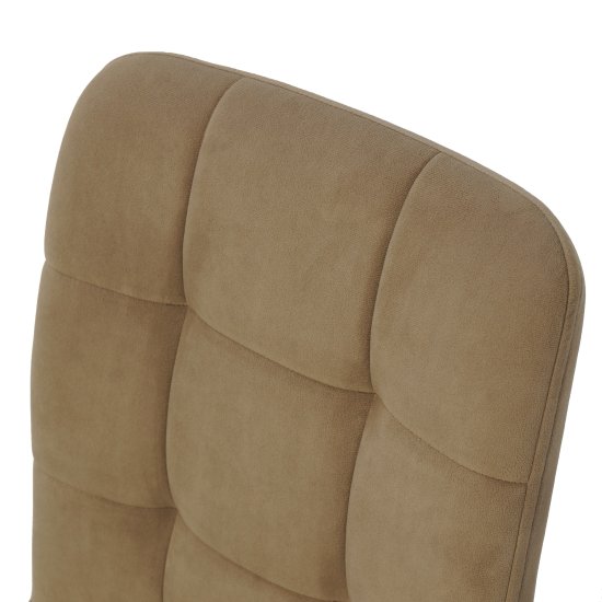 Стул на металлическом каркасе из велюра (арт 33965) Фото 5