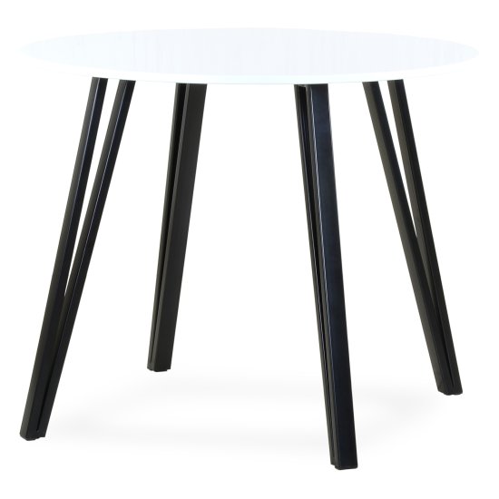 Стол дизайнерский круглый белый в современном стиле (арт 11249) Фото 1