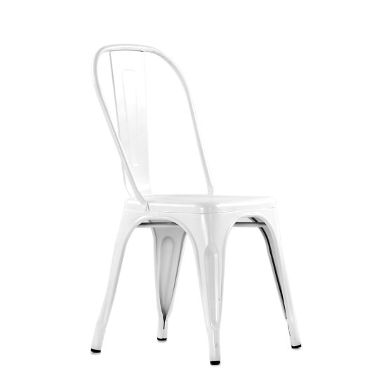 Стул для кухни дизайнерский белый tolix (арт 6767) Фото 1