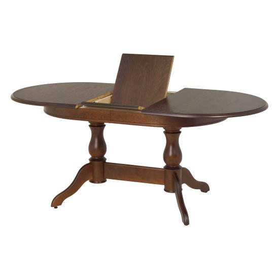 Обеденный стол раскладывающийся овальный из дерева классика (арт 11013) Фото 2