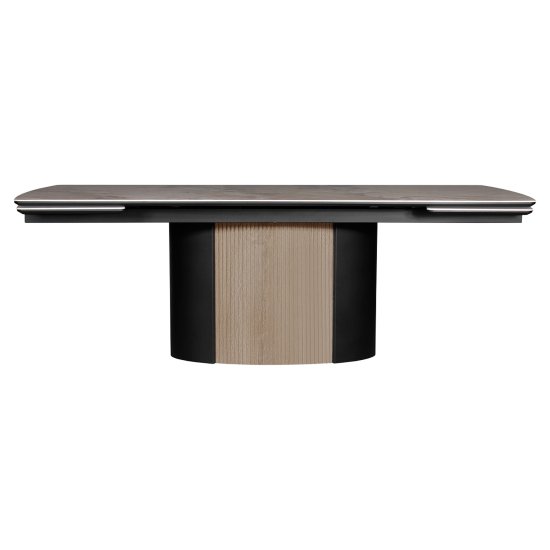 Кухонный стол с керамической столешницей на одной ножке (арт 35524) Фото 3