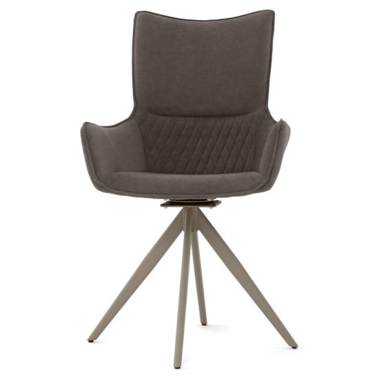 Стул дизайнерский на металлокаркасе мягкий с подлокотниками (арт 35558) Фото 7