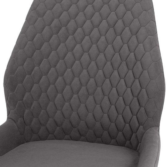 Стул на металлическом каркасе велюровый (арт 33567) Фото 8