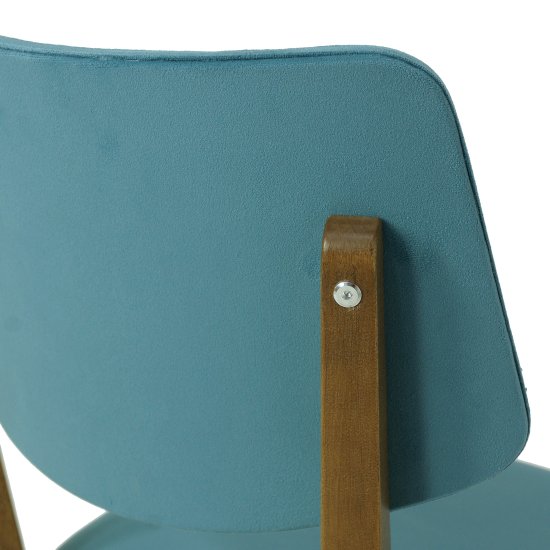 Стул деревянный мягкий слоновая кость (арт 32097) Фото 4