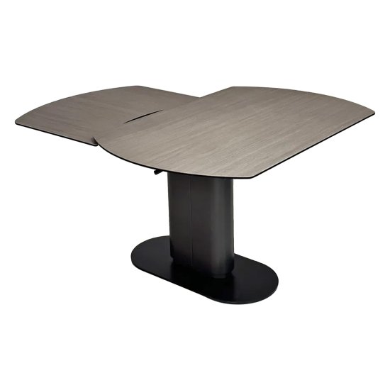 Стол кухонный керамический серый на одной ножке (арт 31440) Фото 4