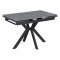 Стол раскладной со столешницей из керамики 110 см (арт 34384)