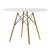 Стол круглый белый D-100 см eames (арт 16409)
