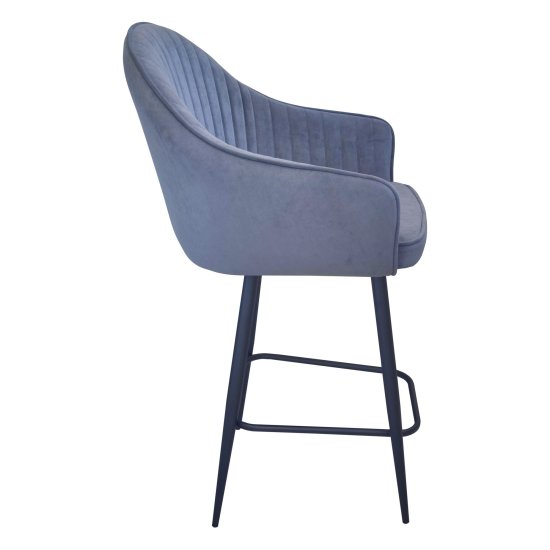 Полубарный стул с мягким сидением с подлокотниками (арт 31860) Фото 1