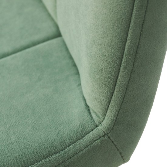 Стул барный на металлокаркасе зеленый современный (арт 18767) Фото 4