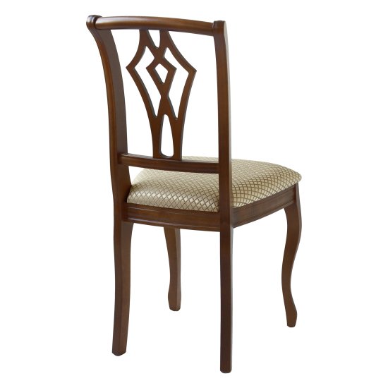 Стул с мягким сидением бежевый классика (арт 10768) Фото 2