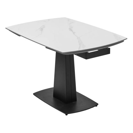 Стол раскладной керамический под мрамор современный (арт 33349) Фото 9