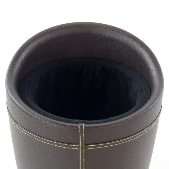 Табурет дизайнерский мягкий коричневый современный (арт 5420) Фото 5